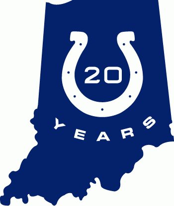 Indianapolis Colts 2003 Anniversary Logo cricut iron on